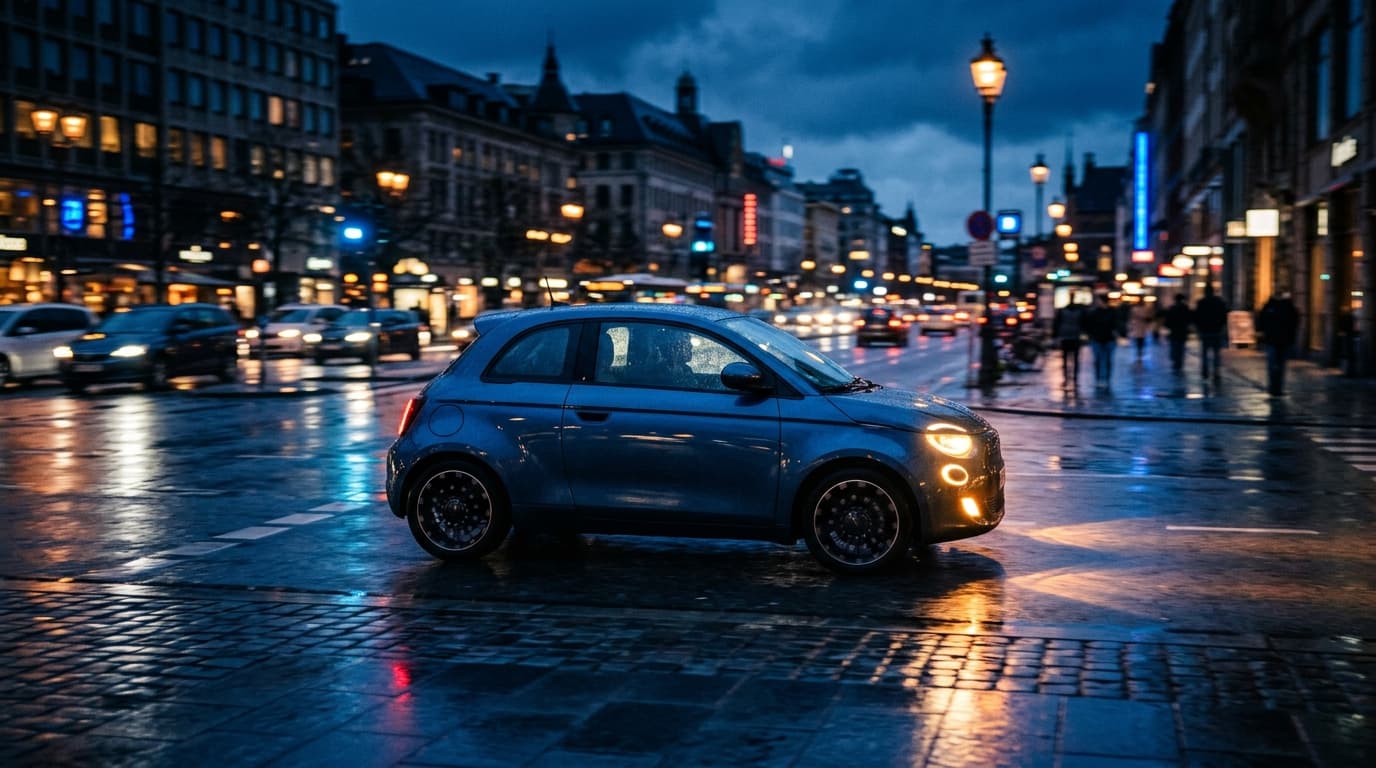 Compact city car parked on a Belgian street, Renault Clio 2026 road test