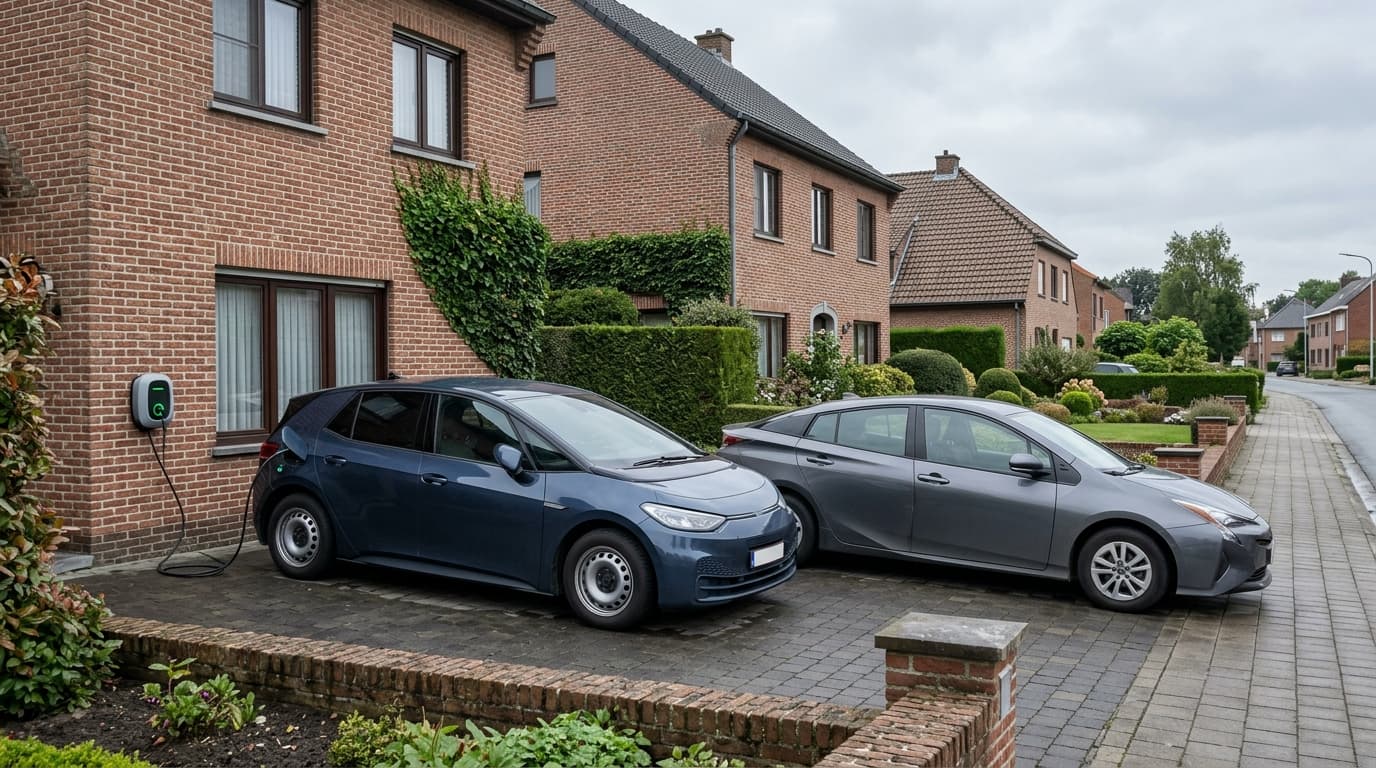 Comparaison du coût total d'usage entre hybride et électrique sur le marché belge, 2026